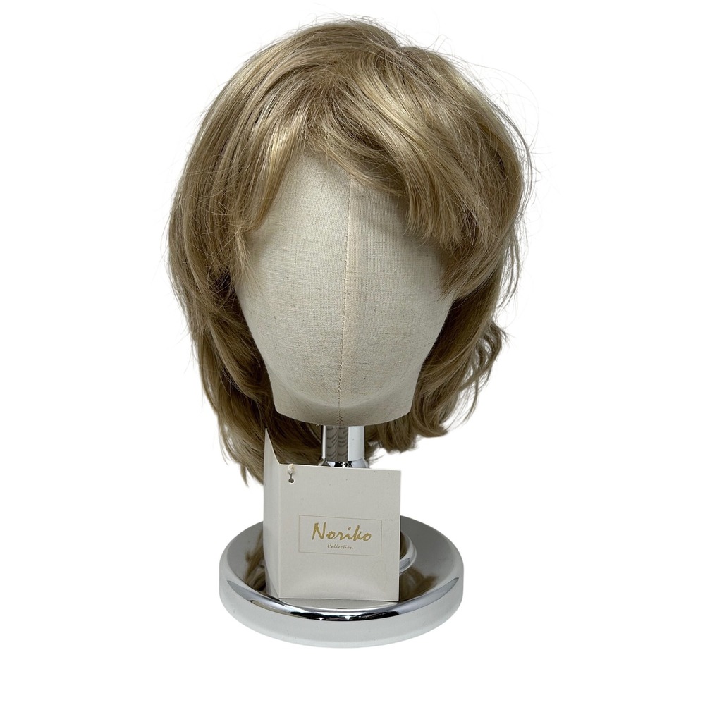 Noriko Collection Jenny Wig 1612‎ Gold Blond Layered Bob Synthetic Hairpiece